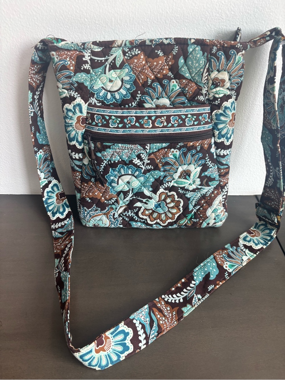 Vera Bradley Retired Y2K Java Blue Crossbody